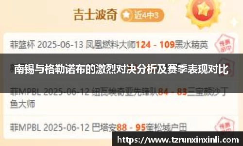 南锡与格勒诺布的激烈对决分析及赛季表现对比